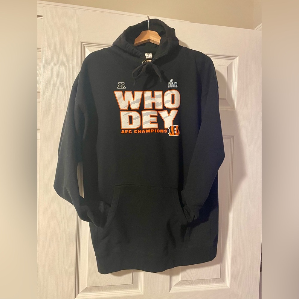 Cincinnati Bengals ‘Who Dey' AFC Champions Hoodie